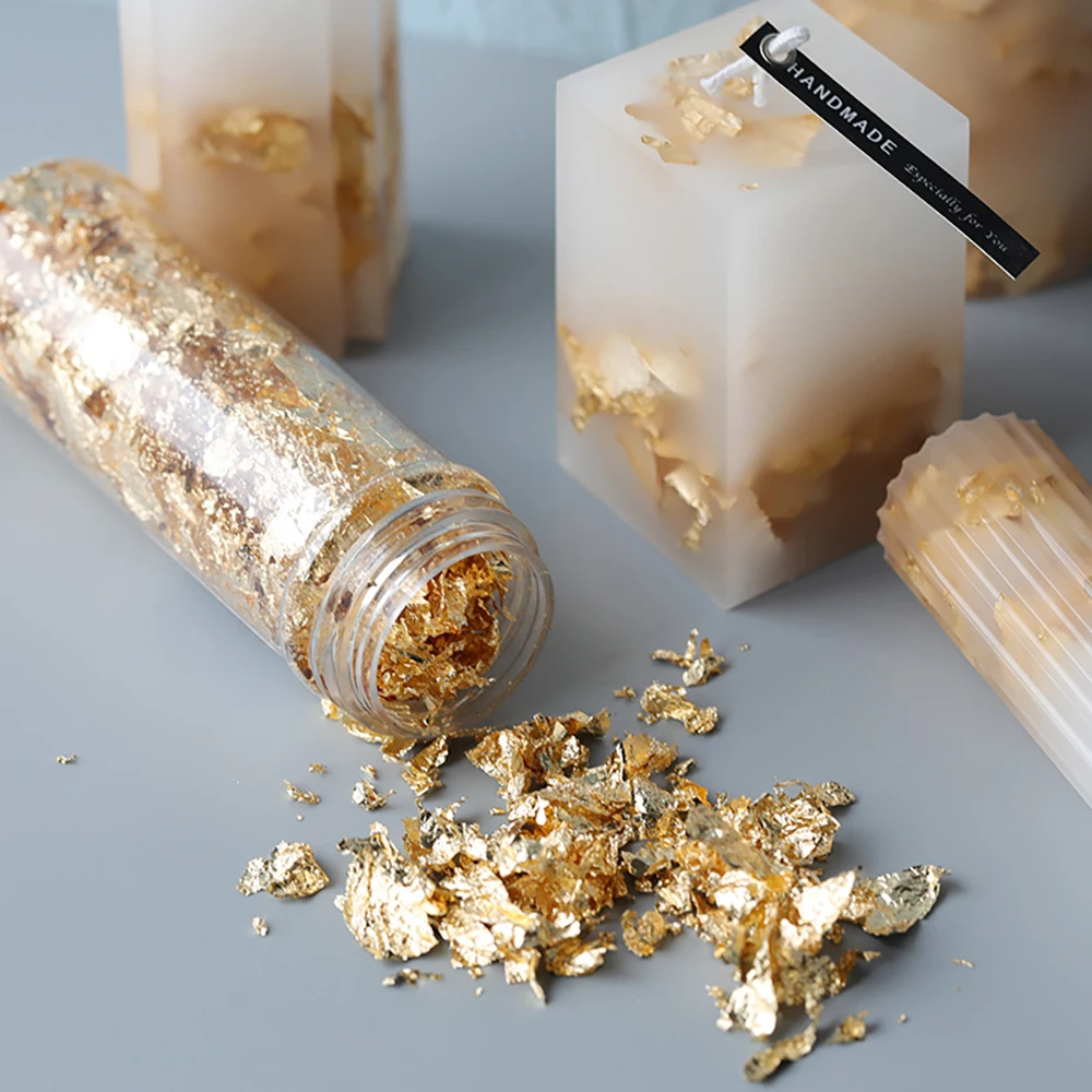 INS Hot Candle Gold Foil Metalic Candle Molds Material Aromatherapy Soap Mould Using for Candle Making Wedding Party Decoration
INS Hot Candle Gold Foil Metalic Candle Molds Material Aromatherapy Soap Mould Using for Candle Making Wedding Party Decoration