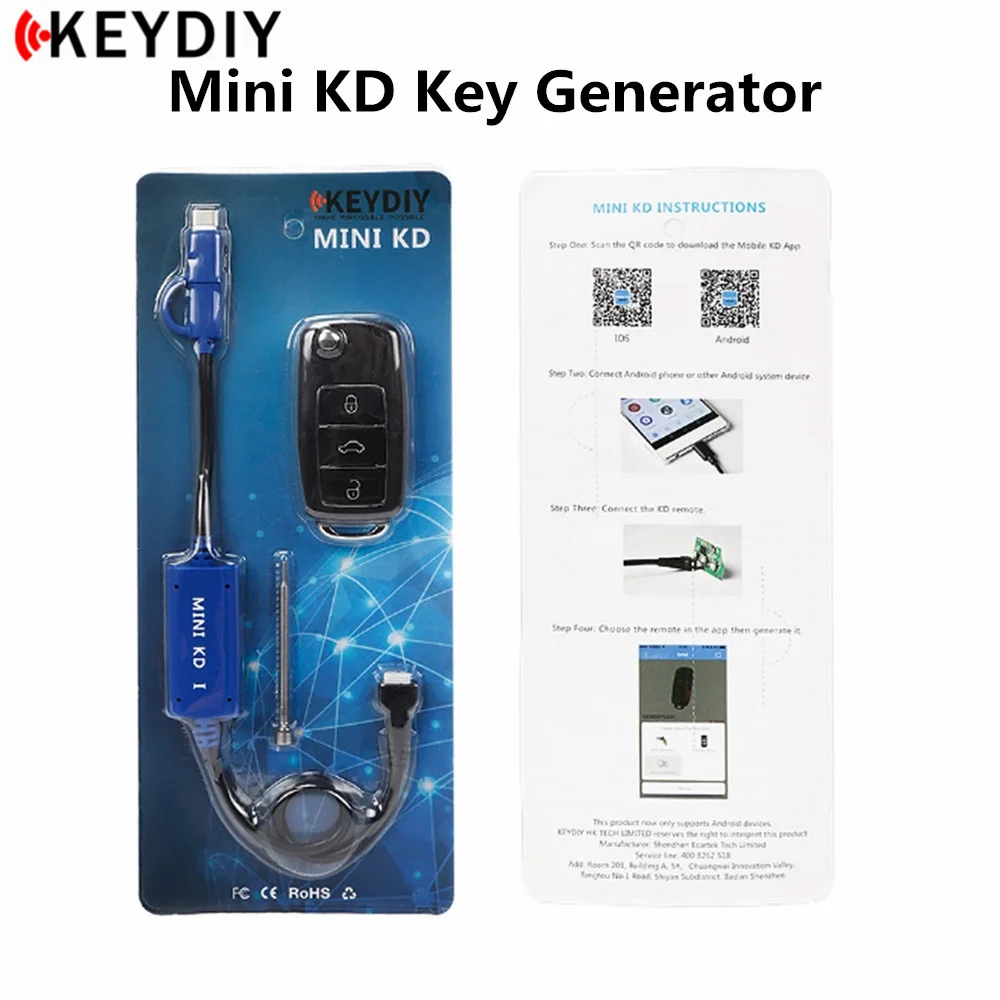KEYDIY мини KD ключ генератор пультов склад в вашем телефоне Поддержка Android сделать