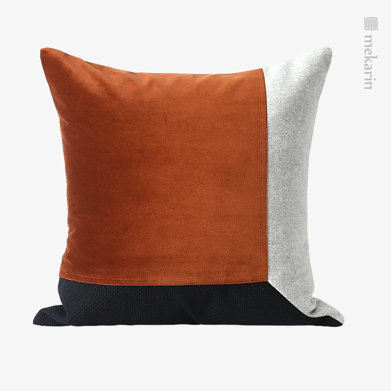 Nordic home living room sofa pillow car pillow gray orange stitching square pillow outdoor garden cushion bedroom pillowcase
Nordic home living room sofa pillow car pillow gray orange stitching square pillow outdoor garden cushion bedroom pillowcase