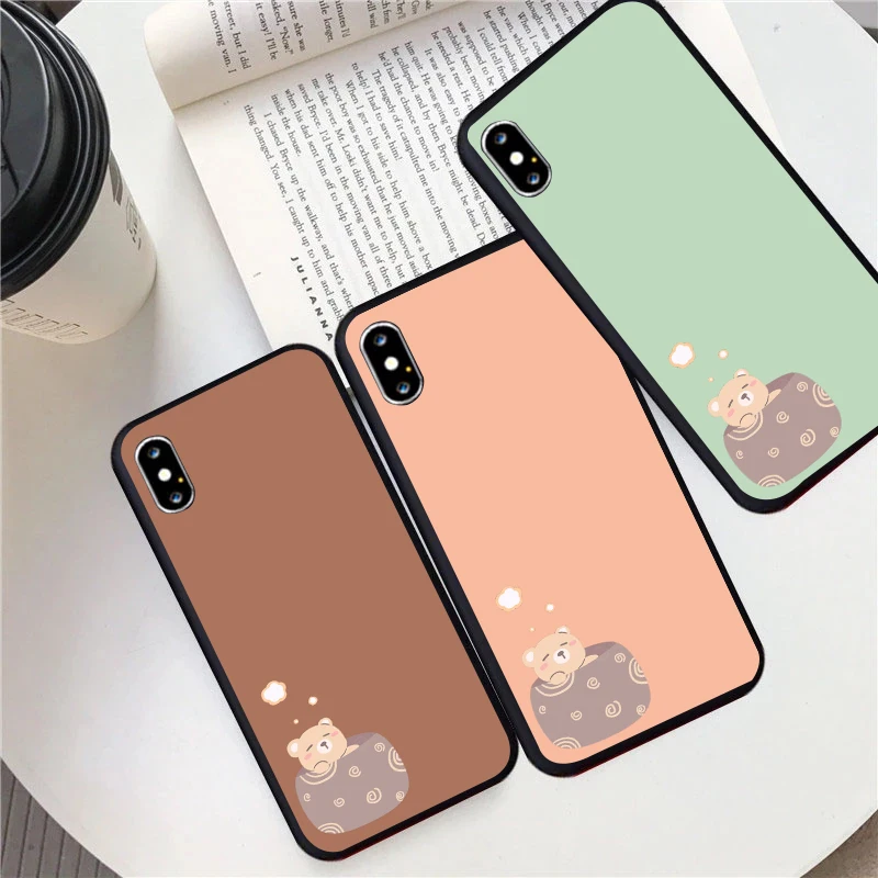Bear cartoon cute pattern phone Case For IPhone 13 12 11 Pro Max Mini SE XR X XS Max 8Plus 7plus 6 soft6S New Shell phone Case
Bear cartoon cute pattern phone Case For IPhone 13 12 11 Pro Max Mini SE XR X XS Max 8Plus 7plus 6 soft6S New Shell phone Case