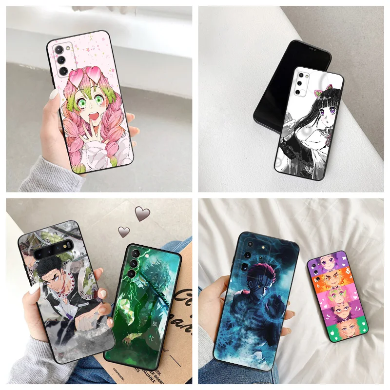Черный противоударный чехол для телефона Samsung S23, S22, S21, S20, FE, S10, Kimetsu, no Yaiba, мультяшный рассеиватель демонов, Galaxy Note 20, Ultra 10, 9
Черный противоударный чехол для телефона Samsung S23, S22, S21, S20, FE, S10, Kimetsu, no Yaiba, мультяшный рассеиватель демонов, Galaxy Note 20, Ultra 10, 9