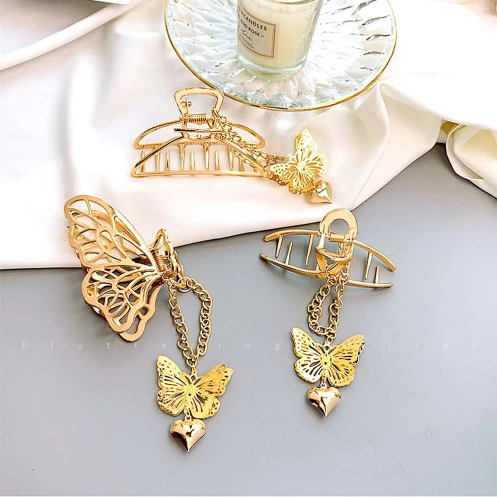 Girls Hollow Penant Vintage Love Heart Rectangle Chain Hair Accessories Crab Clips Hair Clip Butterfly Hair Claw
Girls Hollow Penant Vintage Love Heart Rectangle Chain Hair Accessories Crab Clips Hair Clip Butterfly Hair Claw