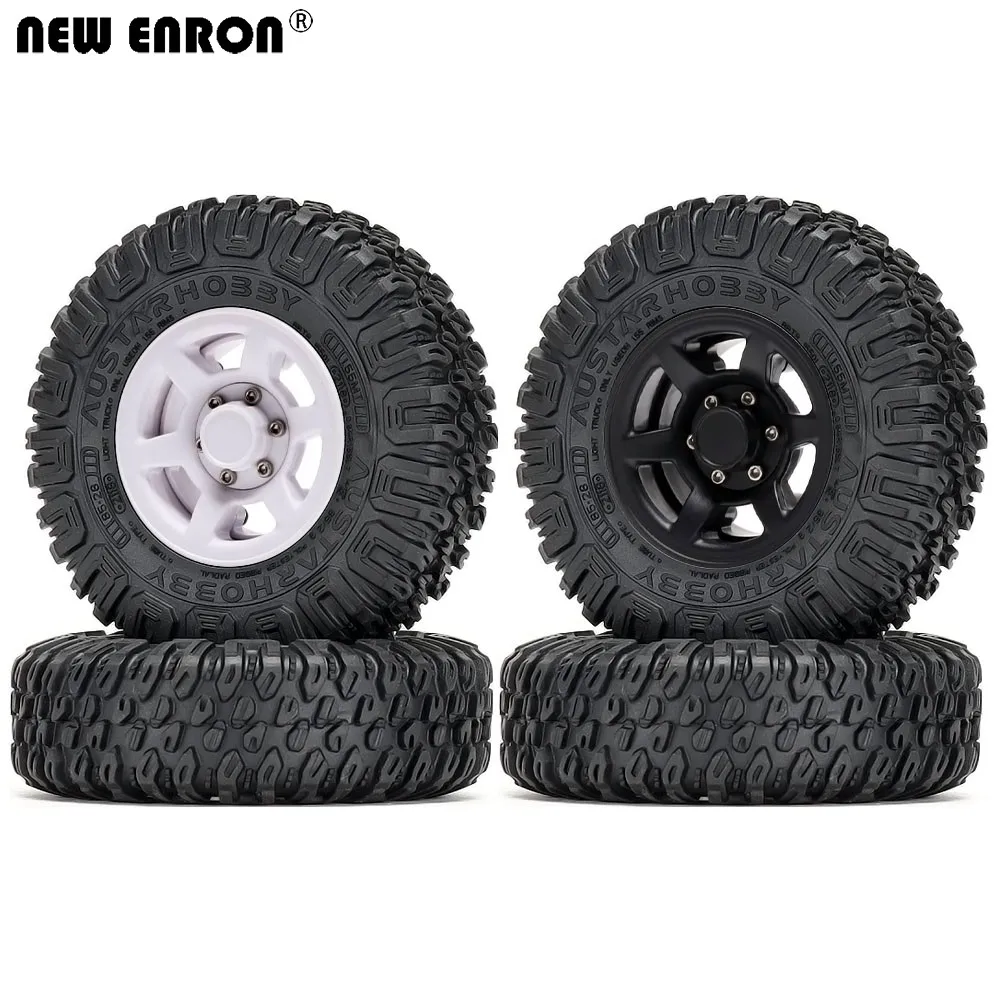 NEW ENRON 1.55" Plastic Beadlock Wheel Rims & 85mm Rubber Tires 4Pcs for RC Crawler Car 1:10 D90 CC01 LC70 JINMY Axial 90069 MN
NEW ENRON 1.55" Plastic Beadlock Wheel Rims & 85mm Rubber Tires 4Pcs for RC Crawler Car 1:10 D90 CC01 LC70 JINMY Axial 90069 MN