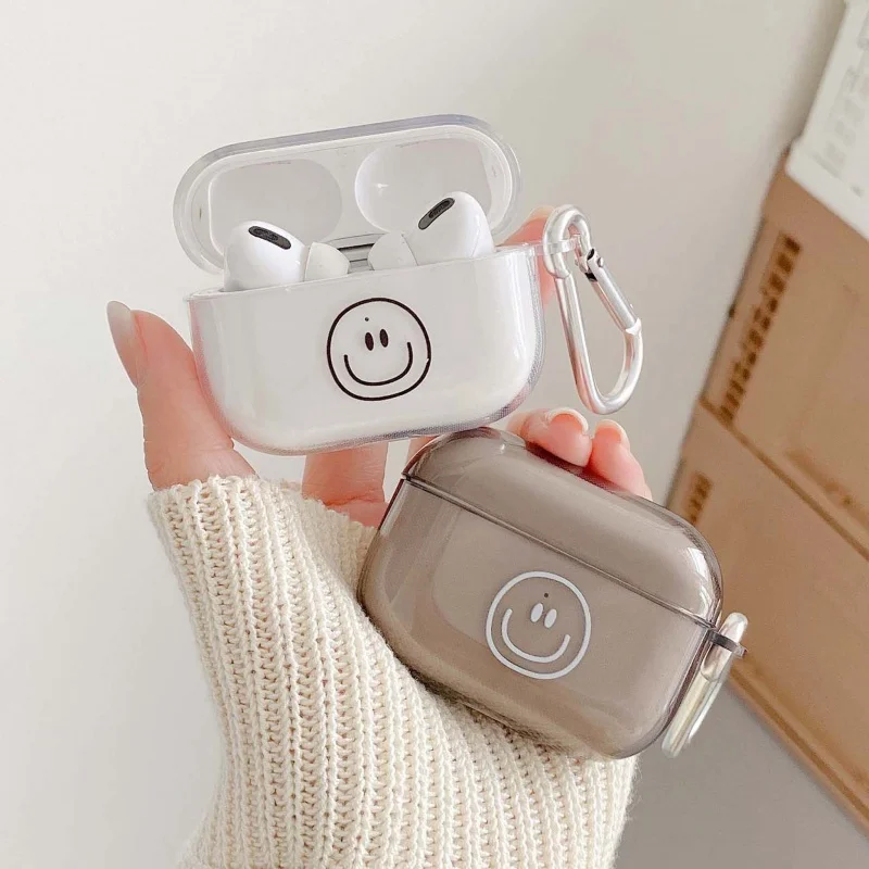 JOME Round smiley black and white soft silicone earphone case headphone shell for apple airpod 1/2 cases for airpods 3 pro
JOME Round smiley black and white soft silicone earphone case headphone shell for apple airpod 1/2 cases for airpods 3 pro