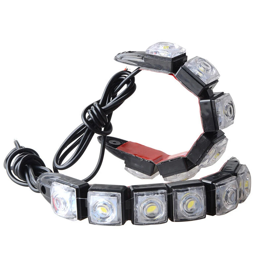 2pcs Car Daytime Running Lights Car Driving DRL Fog Lamp Light 12V 0.5W Universal Waterproof Car Lights Signal Lamp
2pcs Car Daytime Running Lights Car Driving DRL Fog Lamp Light 12V 0.5W Universal Waterproof Car Lights Signal Lamp