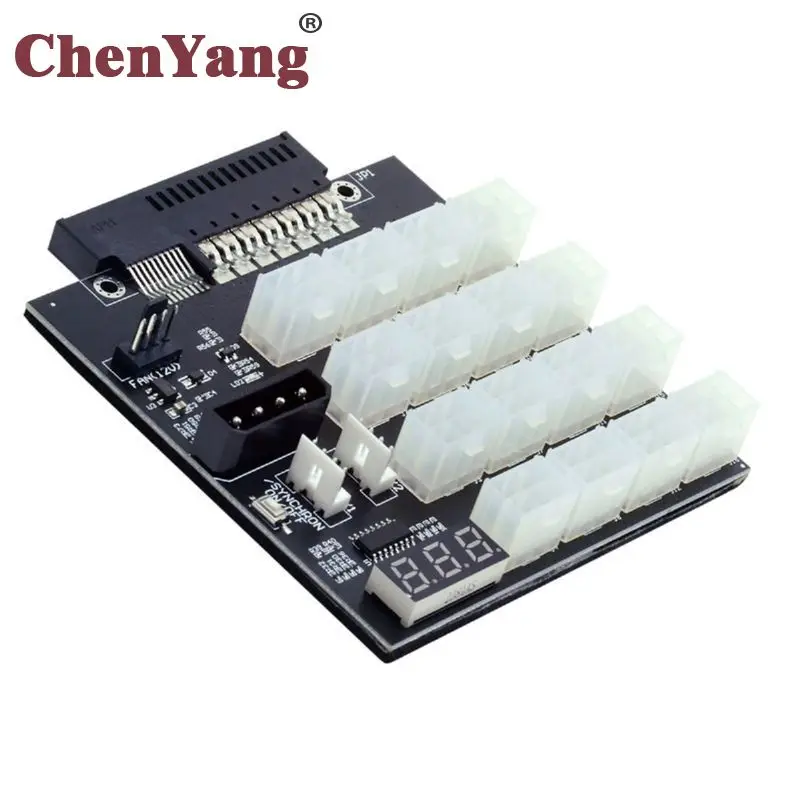 Chenyang Flex Slot Server Power Board 14+10Pin to 16x6Pin Power Supply Board for CHIA ETH BTC Mining Miner
Chenyang Flex Slot Server Power Board 14+10Pin to 16x6Pin Power Supply Board for CHIA ETH BTC Mining Miner