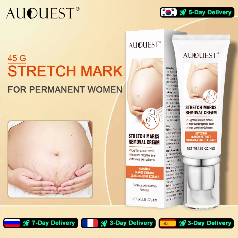 AUQUEST Women Stretch Marks Permanent Removal Maternity Body Buttock Breast Skin Care Pregnancy New Old Stretch Marks Cream 45g
AUQUEST Women Stretch Marks Permanent Removal Maternity Body Buttock Breast Skin Care Pregnancy New Old Stretch Marks Cream 45g
