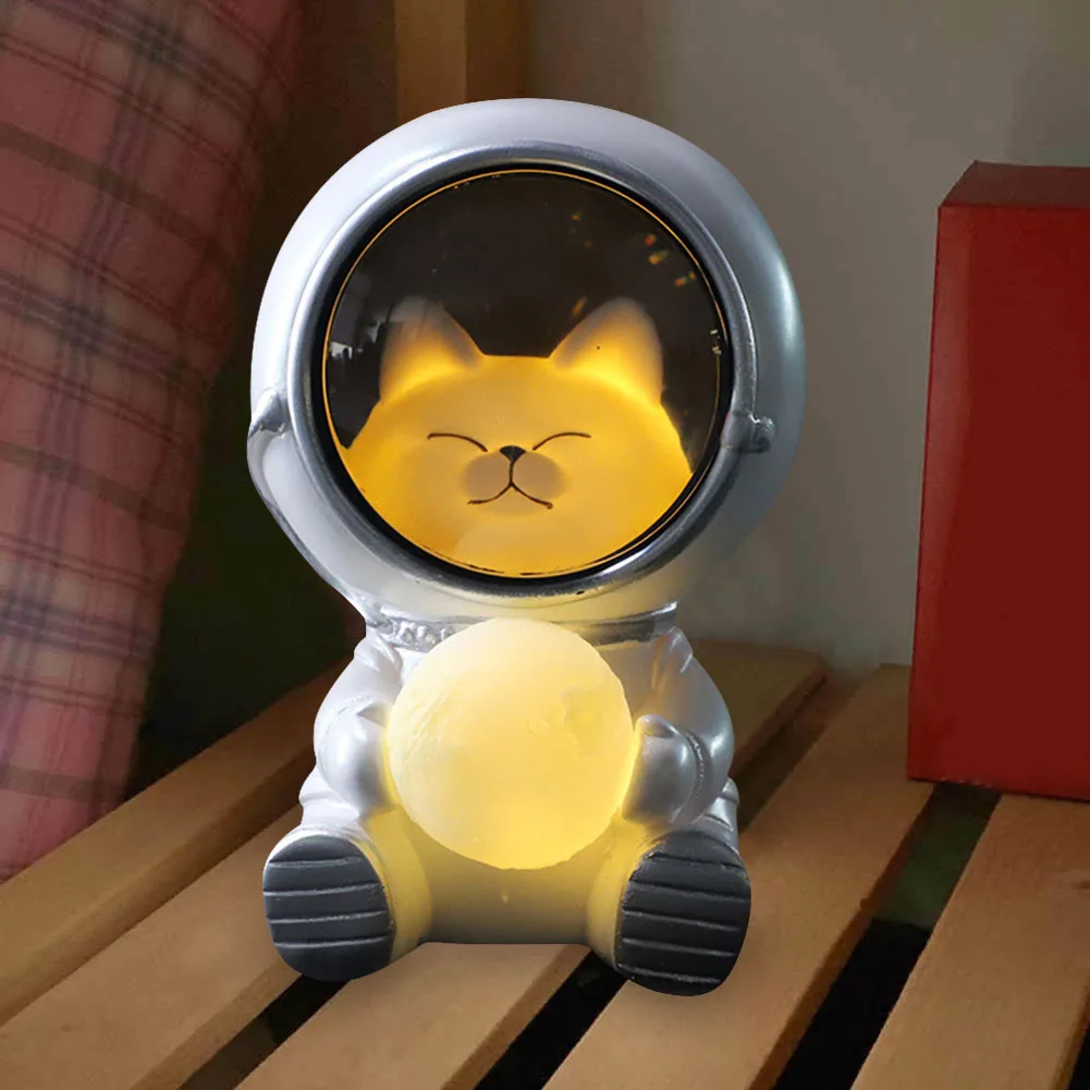 Guardian Astronaut Night Light Girls Bedside Desktop Lamp Soft Light Eye Protection Spaceman Ornament Couple Gift
Guardian Astronaut Night Light Girls Bedside Desktop Lamp Soft Light Eye Protection Spaceman Ornament Couple Gift