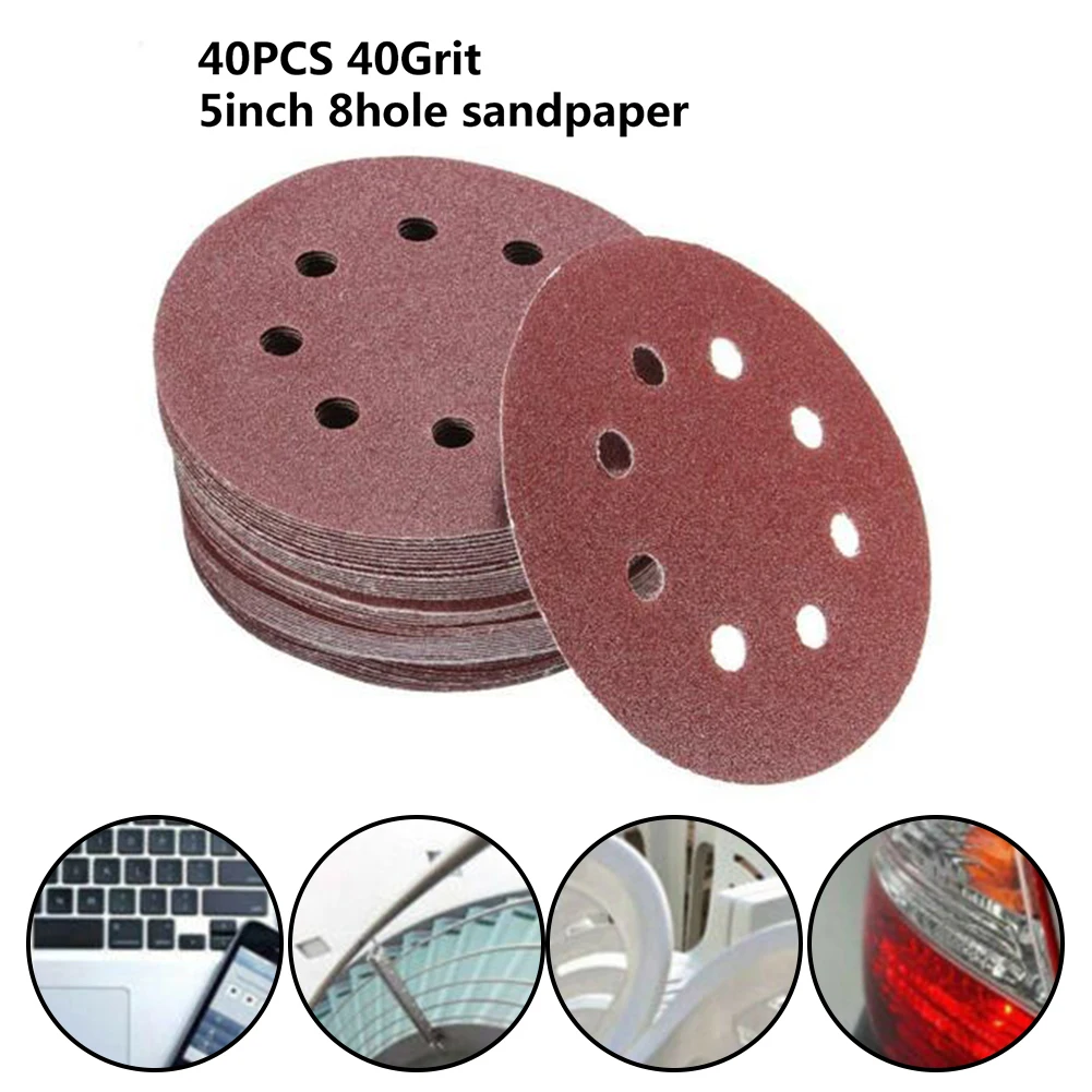 Set Grinding disc 40PCS 5 inches 8 holes 40 grit Shackle 5 " 8 hole Abrasive Grinder Kit Paper Sandpaper Shackle
Set Grinding disc 40PCS 5 inches 8 holes 40 grit Shackle 5 " 8 hole Abrasive Grinder Kit Paper Sandpaper Shackle