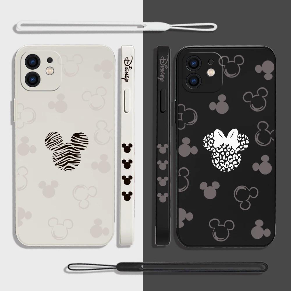 Disney Mickey and Minnie Phone Case For iPhone 14 13 12 11 Pro Max Mini X XR XS MAX SE20 8 Plus Silicone Cases with Hand Strap
Disney Mickey and Minnie Phone Case For iPhone 14 13 12 11 Pro Max Mini X XR XS MAX SE20 8 Plus Silicone Cases with Hand Strap