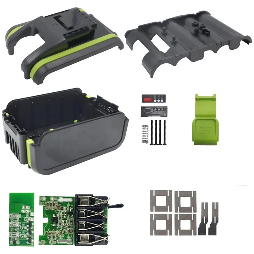 PCB Circuit Board Li-ion Battery Case Black Durable Lightweight Plastic Portable Repair Parts For Worx 20V WA3596
PCB Circuit Board Li-ion Battery Case Black Durable Lightweight Plastic Portable Repair Parts For Worx 20V WA3596