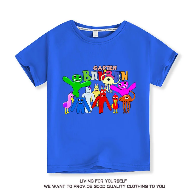 Garten of Banban Banban Garden Fashion Peripheral Clothes Short-sleeved T-shirt Children's Cartoon Half-sleeved Clothing
Garten of Banban Banban Garden Fashion Peripheral Clothes Short-sleeved T-shirt Children's Cartoon Half-sleeved Clothing