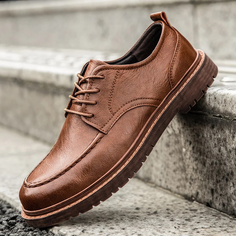 Leather Shoes 2023 New Men's Business Attire British Casual Leather Shoes Summer Breathable Leather Man Shoes Fashion Lace-up
Leather Shoes 2023 New Men's Business Attire British Casual Leather Shoes Summer Breathable Leather Man Shoes Fashion Lace-up
