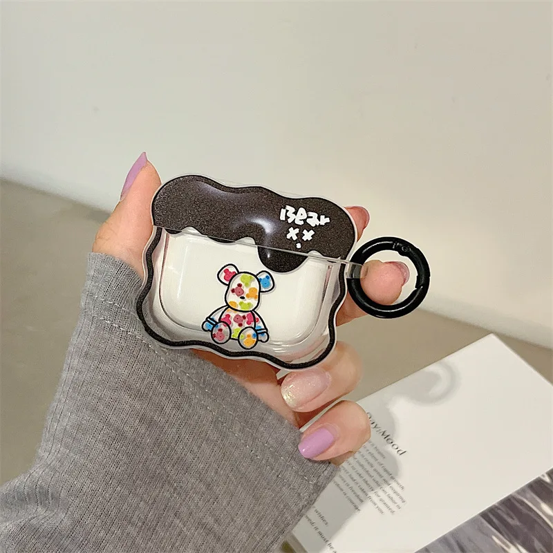 Fashion Melting Ice Cream Bear Case for Apple AirPods 1 2 3 Pro Cases Cover IPhone Bluetooth Earbuds Earphone Air Pod Pods Case
Fashion Melting Ice Cream Bear Case for Apple AirPods 1 2 3 Pro Cases Cover IPhone Bluetooth Earbuds Earphone Air Pod Pods Case