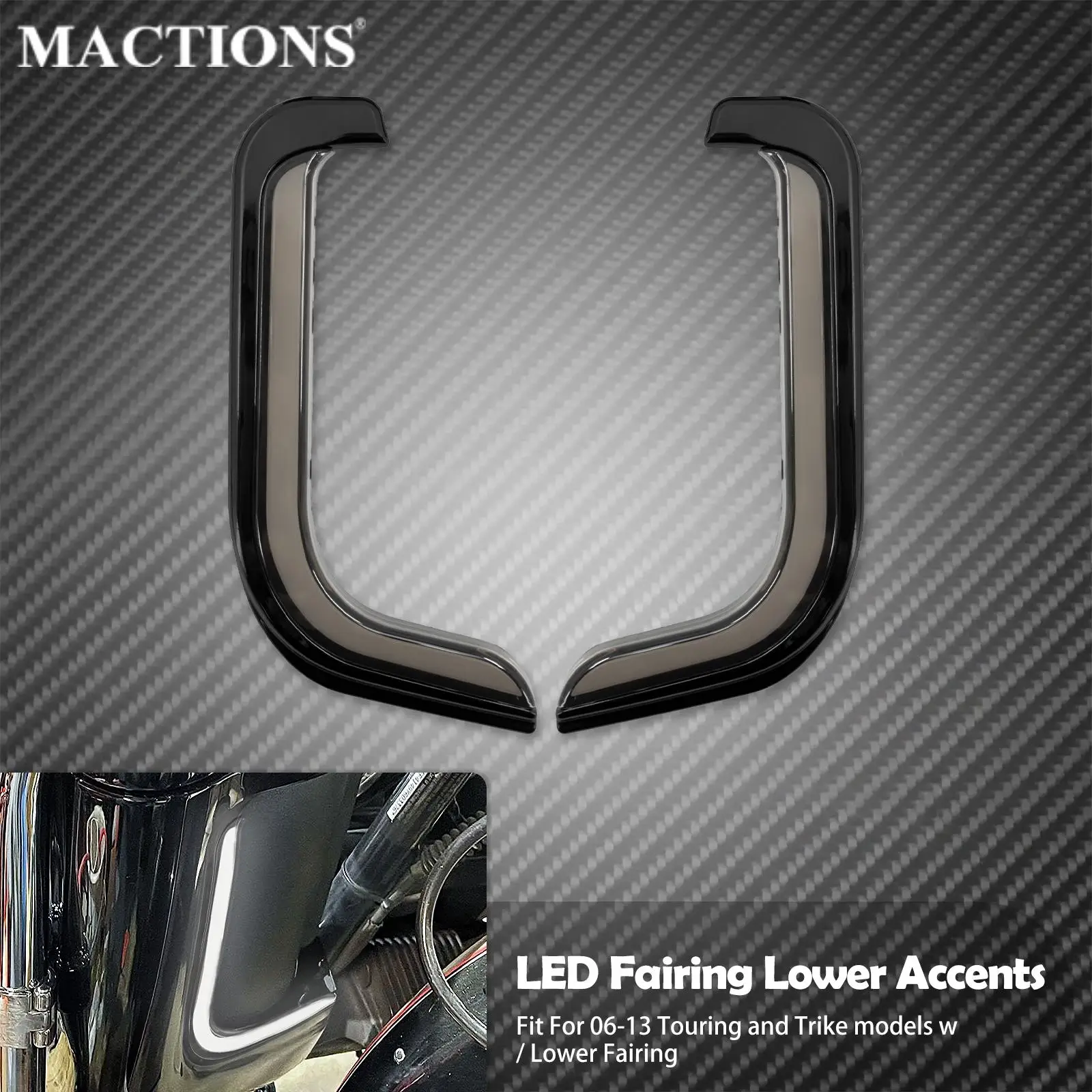 Motorcycle Fairing Lower Grill Turn Signal Running LED Light For Harley Touring Electra Street Glide Road King FLHR 2006-2013
Motorcycle Fairing Lower Grill Turn Signal Running LED Light For Harley Touring Electra Street Glide Road King FLHR 2006-2013