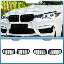 High Quality ABS Car Styling Front Kidney Grille Dual Slat Grille For BMW F30 F31 F35 2012-2018 320i 325i 328i Auto Accessories