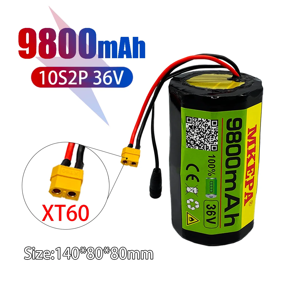 Cylindrical 10s2p 36V 9.8ah 18650 Li ion rechargeable battery pack 400W 350W electric bicycle scooter free
Cylindrical 10s2p 36V 9.8ah 18650 Li ion rechargeable battery pack 400W 350W electric bicycle scooter free