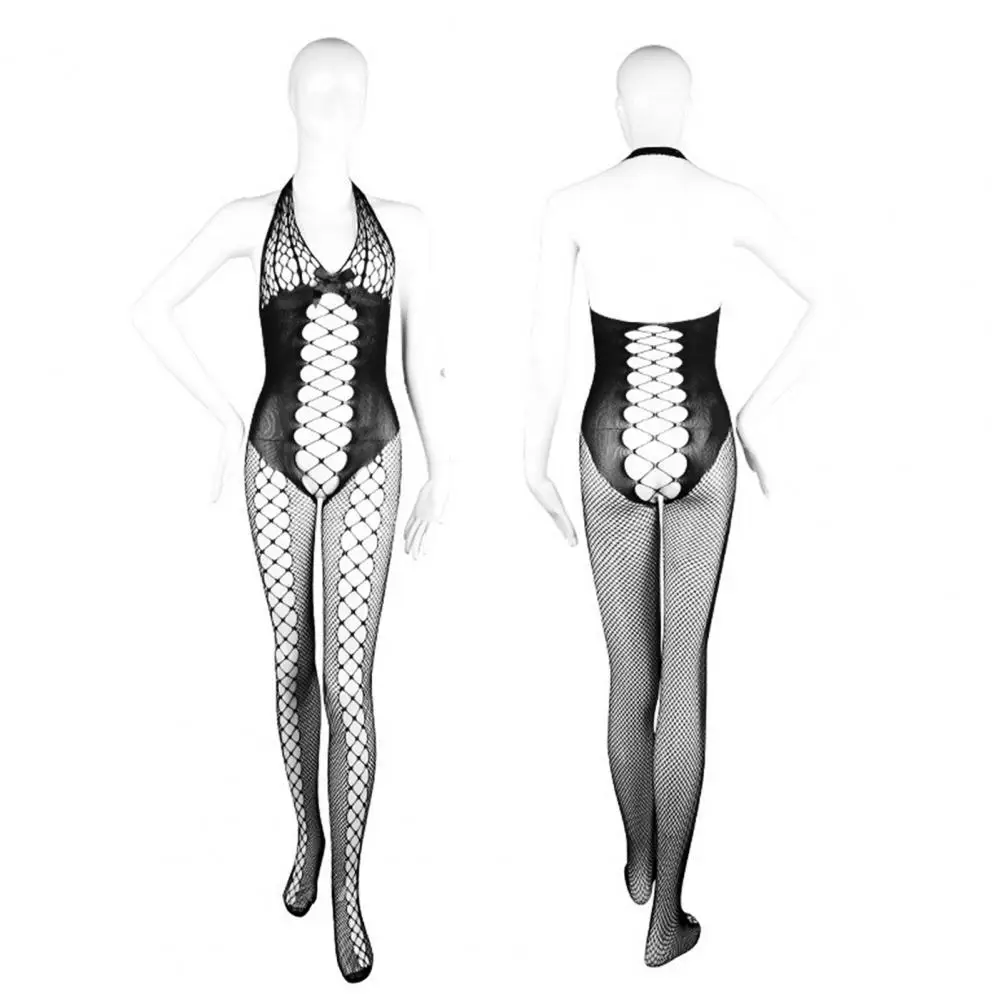 Tempting Underwear Jumpsuit See Through Skinny Backless Open Crotch Jumpsuit Pajama Black Women Jumpsuit for Home
Tempting Underwear Jumpsuit See Through Skinny Backless Open Crotch Jumpsuit Pajama Black Women Jumpsuit for Home