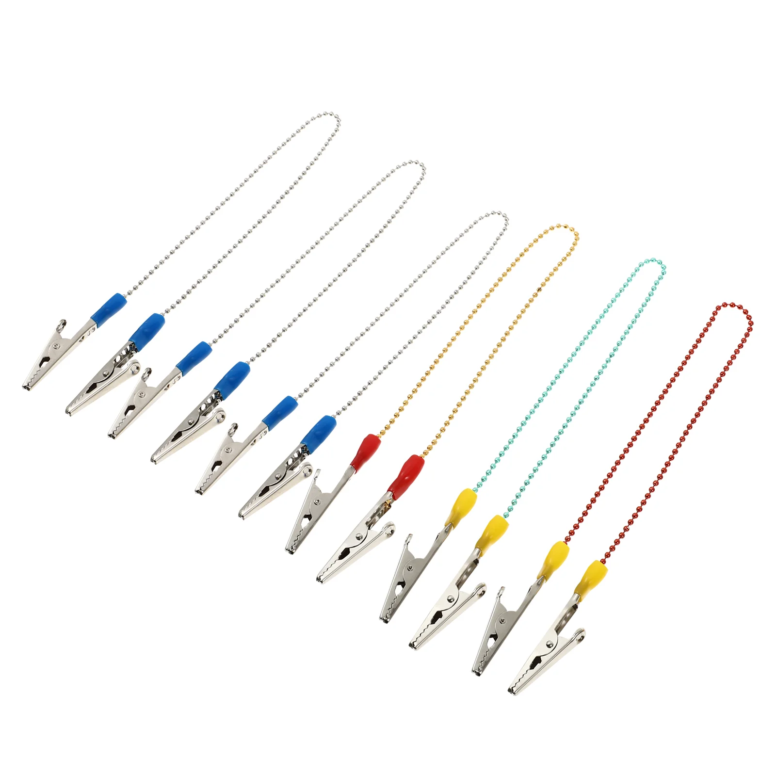 6pcs Chain Clips Napkin Holder Neck Strap Flexible Chain Clips Bib Holder Clips Eyeglasses Chain
6pcs Chain Clips Napkin Holder Neck Strap Flexible Chain Clips Bib Holder Clips Eyeglasses Chain