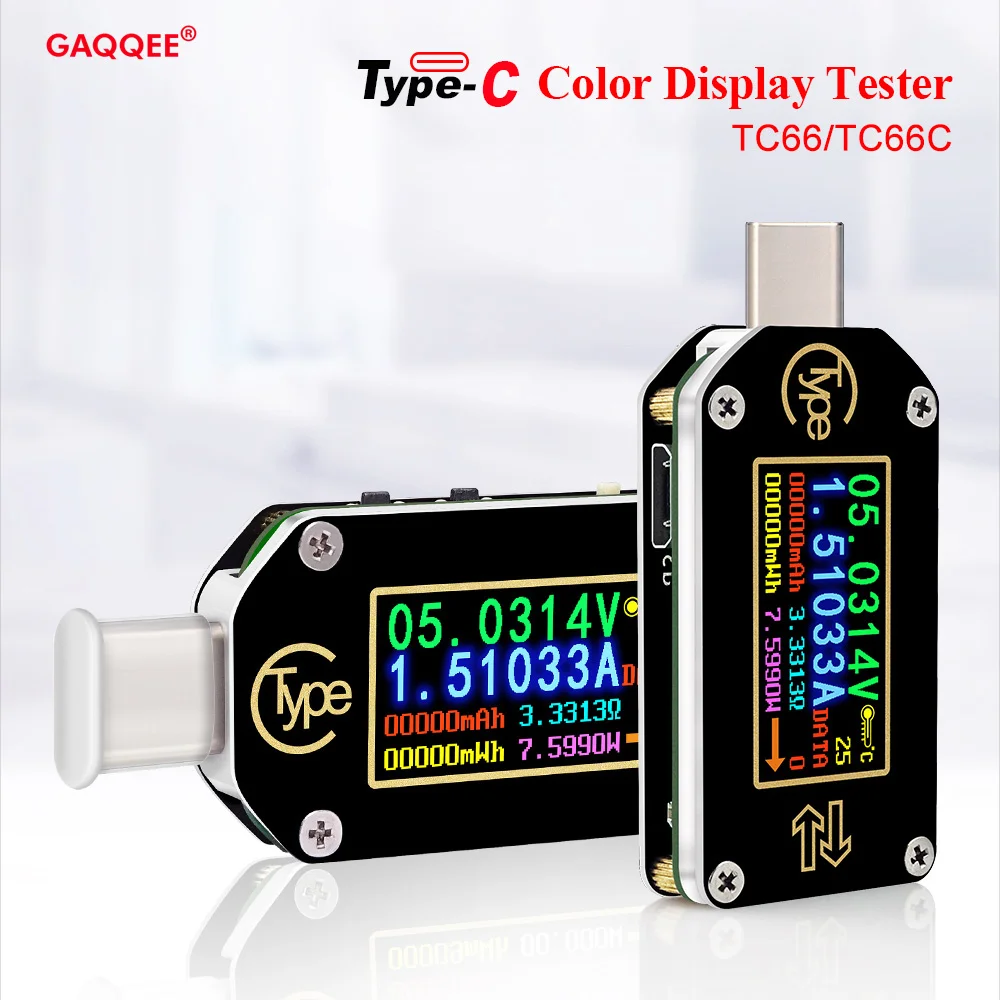 Type-C PD Trigger USB-C Voltmeter Ammeter Voltage 2 Way Current Meter Multimeter Charger Battery Capacity Measurement Tester
Type-C PD Trigger USB-C Voltmeter Ammeter Voltage 2 Way Current Meter Multimeter Charger Battery Capacity Measurement Tester