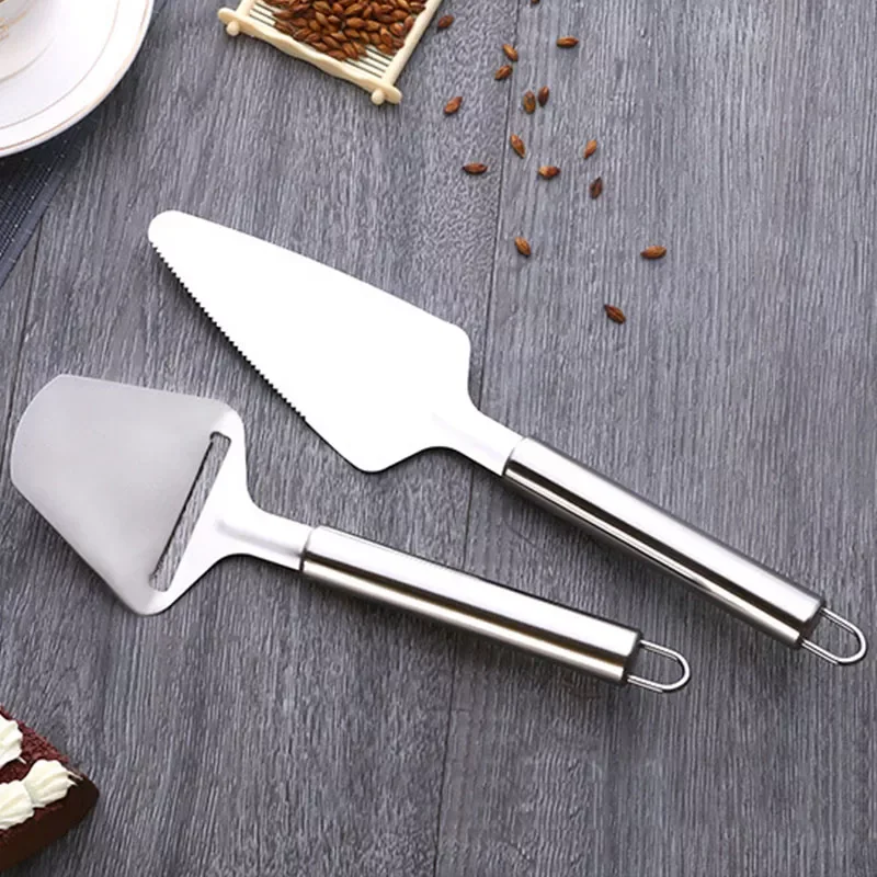 2022New Stainless Steel Chocolate Pizza Shovel Dough Cutters Cheese Slicer Baking Accessories Cake Scoop Cheese Knife
2022New Stainless Steel Chocolate Pizza Shovel Dough Cutters Cheese Slicer Baking Accessories Cake Scoop Cheese Knife