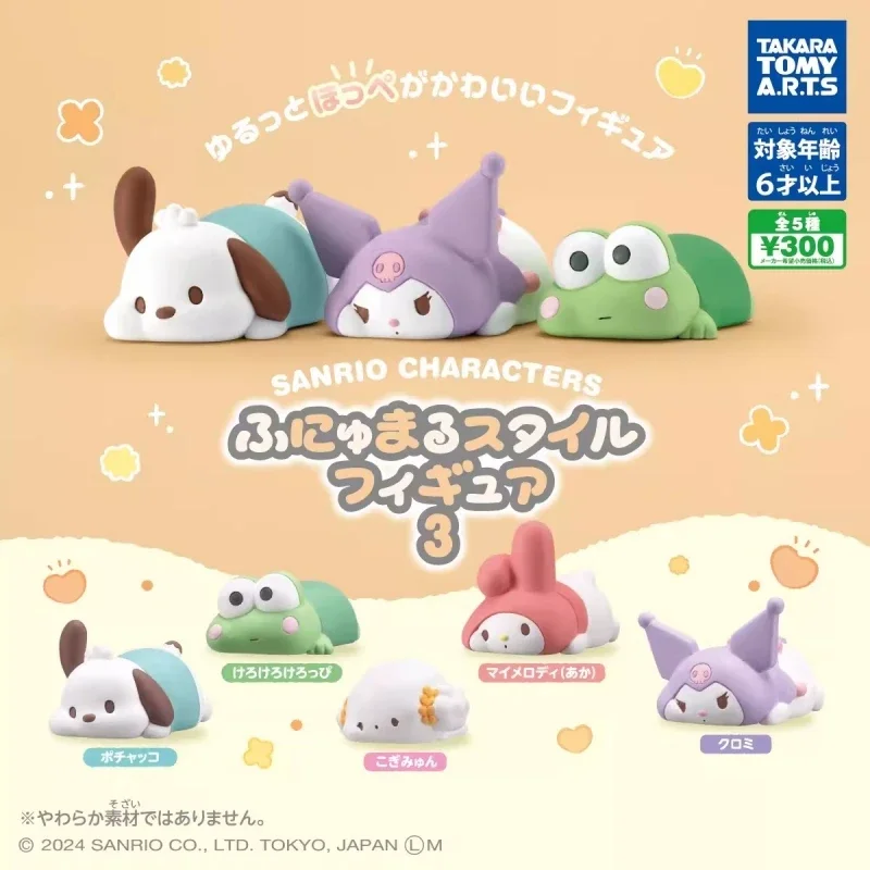 TOMY подлинные 4 шт. гасяпон Мелоди Санрио Аниме Фигурки игрушки для детей Подарок