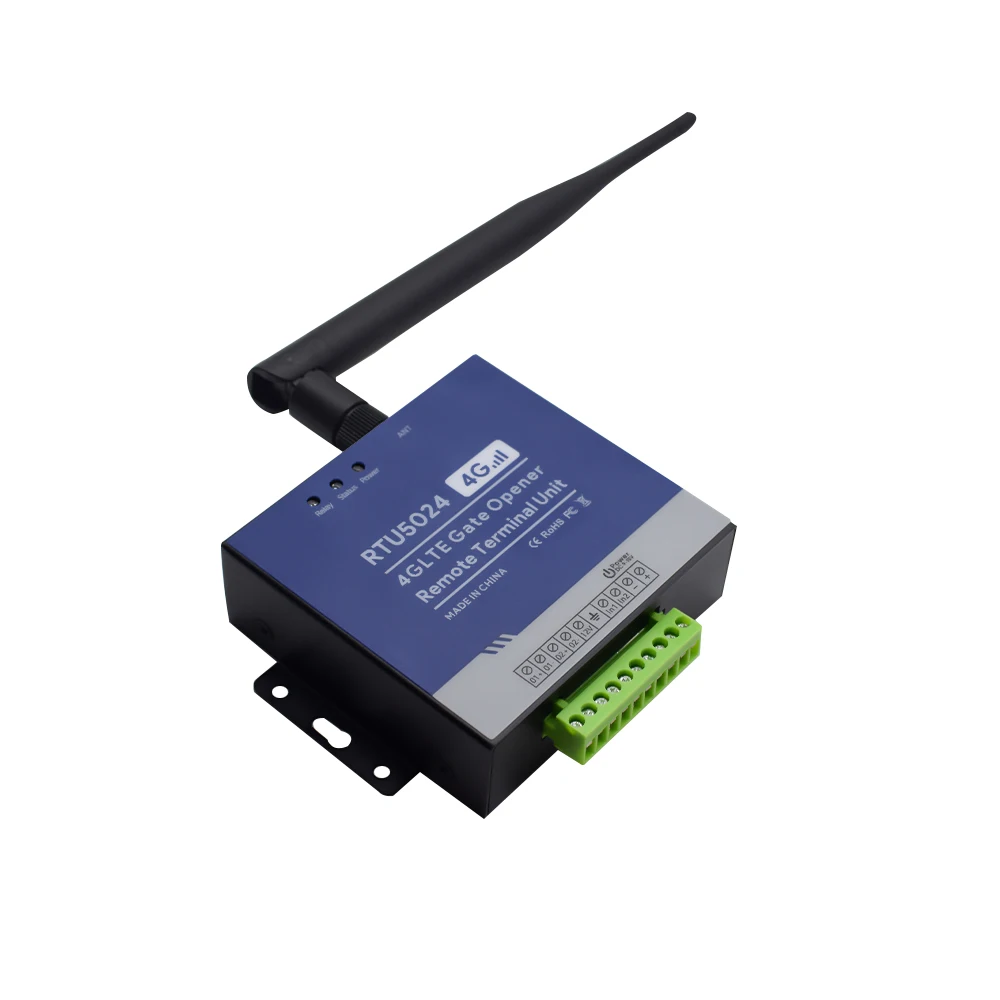 RTU5024 4G 2G 3G GSM Gate Opener Relay Switch Call Remote Controller Phone Shaking Control Door Opener for Parking Systems
RTU5024 4G 2G 3G GSM Gate Opener Relay Switch Call Remote Controller Phone Shaking Control Door Opener for Parking Systems