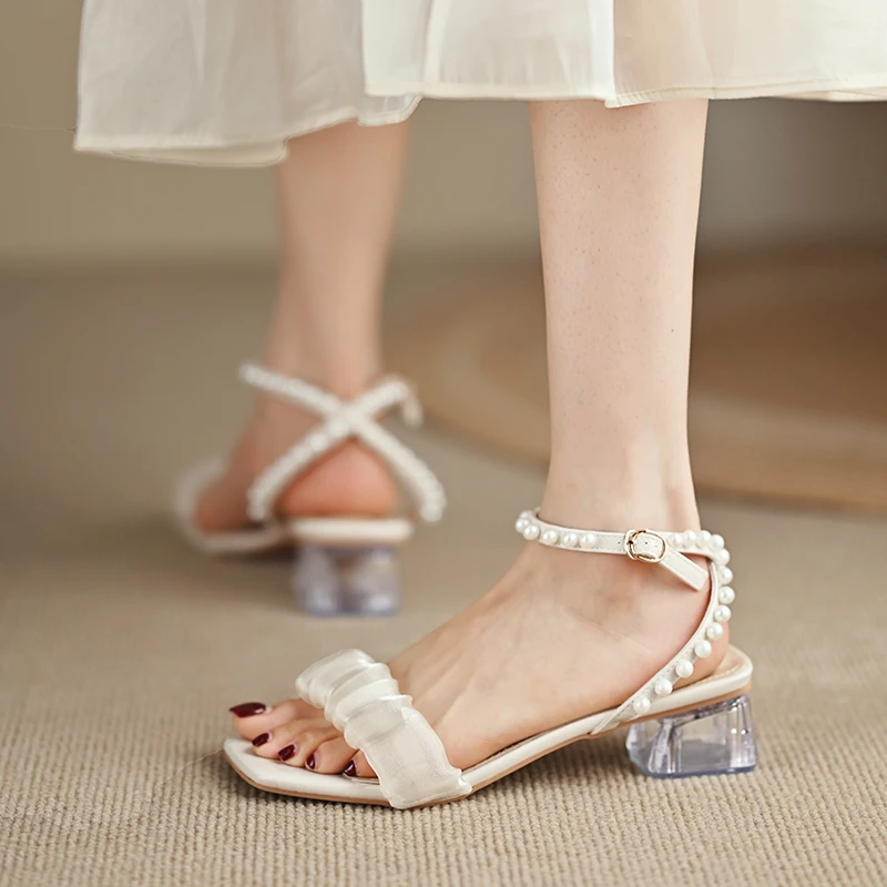 High Heel Sandal for Women 2022 Summer Suit Female Beige Buckle Pvc Shoes Espadrilles Platform High-heeled Outside Black Retro C
High Heel Sandal for Women 2022 Summer Suit Female Beige Buckle Pvc Shoes Espadrilles Platform High-heeled Outside Black Retro C