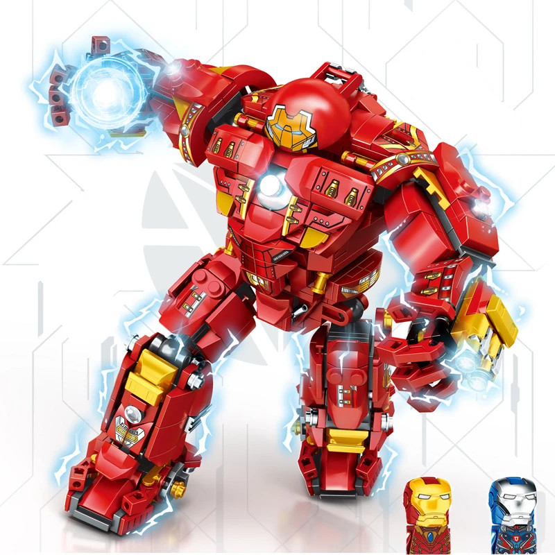 Super Heroes Avengers Iron Man Hulkbuster Infinity War Figure Building Blocks Kits Bricks Classic Movie Model Kids Toys Boy Gift
Super Heroes Avengers Iron Man Hulkbuster Infinity War Figure Building Blocks Kits Bricks Classic Movie Model Kids Toys Boy Gift