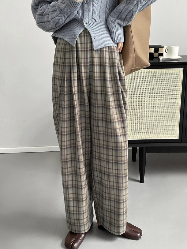 GOPLUS Winter Pants for Women High Waist Plaid Pants Harajuku Wide Leg Trousers Pantalon Pour Femme Baggy Hosen Damen C11970
GOPLUS Winter Pants for Women High Waist Plaid Pants Harajuku Wide Leg Trousers Pantalon Pour Femme Baggy Hosen Damen C11970