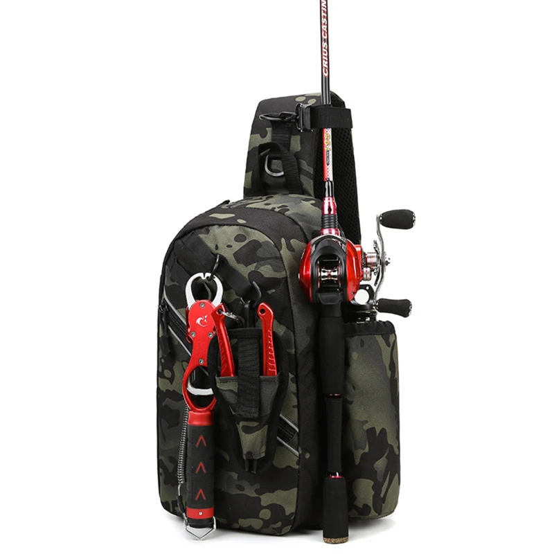 Fishing Tackle Storage Bag Fishing Sling Backpack Multifunctional Fishing Gear Bag Waterproof Fishing Accessories Organizer
Fishing Tackle Storage Bag Fishing Sling Backpack Multifunctional Fishing Gear Bag Waterproof Fishing Accessories Organizer