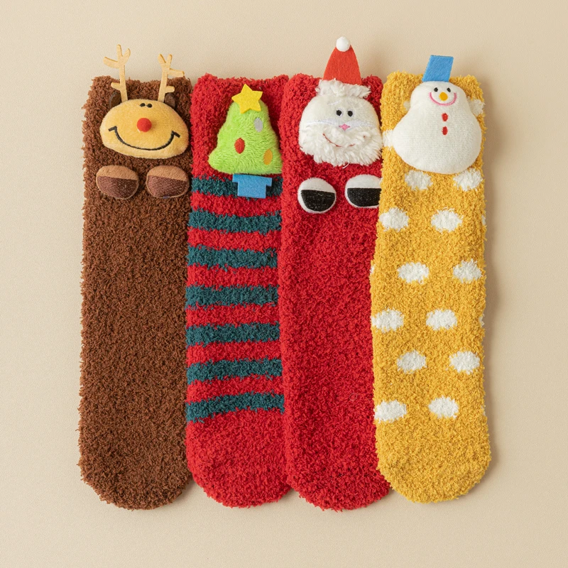 Зимние теплые коралловые бархатные женские фотографические рождественские носки женские милые носки для пола для женщин
Зимние теплые коралловые бархатные женские фотографические рождественские носки женские милые носки для пола для женщин