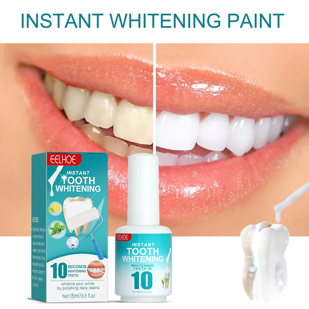 15ml Teeth Whitening Paint Remove Plaque Stain Fresh Breath Coffee Stained Whitener Dental Whitening Cleaning Essence Teeth Care
15ml Teeth Whitening Paint Remove Plaque Stain Fresh Breath Coffee Stained Whitener Dental Whitening Cleaning Essence Teeth Care