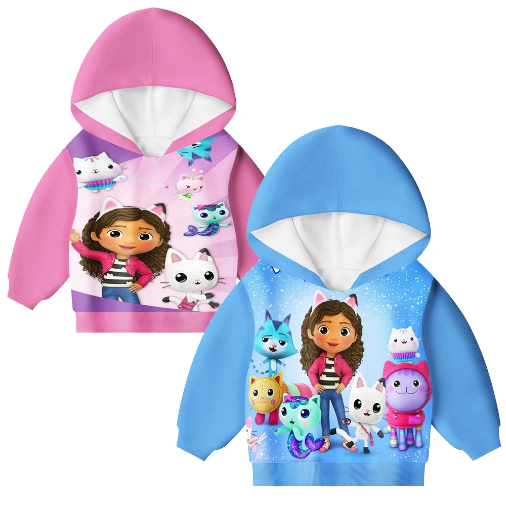 Kids Gabby Cats Hoodie Toddler Girls Gabbys Dollhouse Clothes Baby Boys Long Sleeve Sweatshirt 2023 Spring Children's Clothing
Kids Gabby Cats Hoodie Toddler Girls Gabbys Dollhouse Clothes Baby Boys Long Sleeve Sweatshirt 2023 Spring Children's Clothing