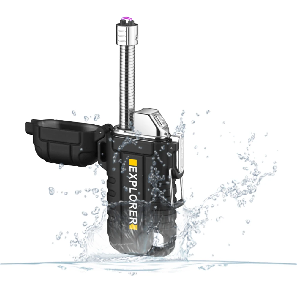 New Waterproof USB Electric Lighter Retractable 360° Rotation Candle Kitchen Windproof Flameless Plasma Lighter Outdoor Igniters
New Waterproof USB Electric Lighter Retractable 360° Rotation Candle Kitchen Windproof Flameless Plasma Lighter Outdoor Igniters