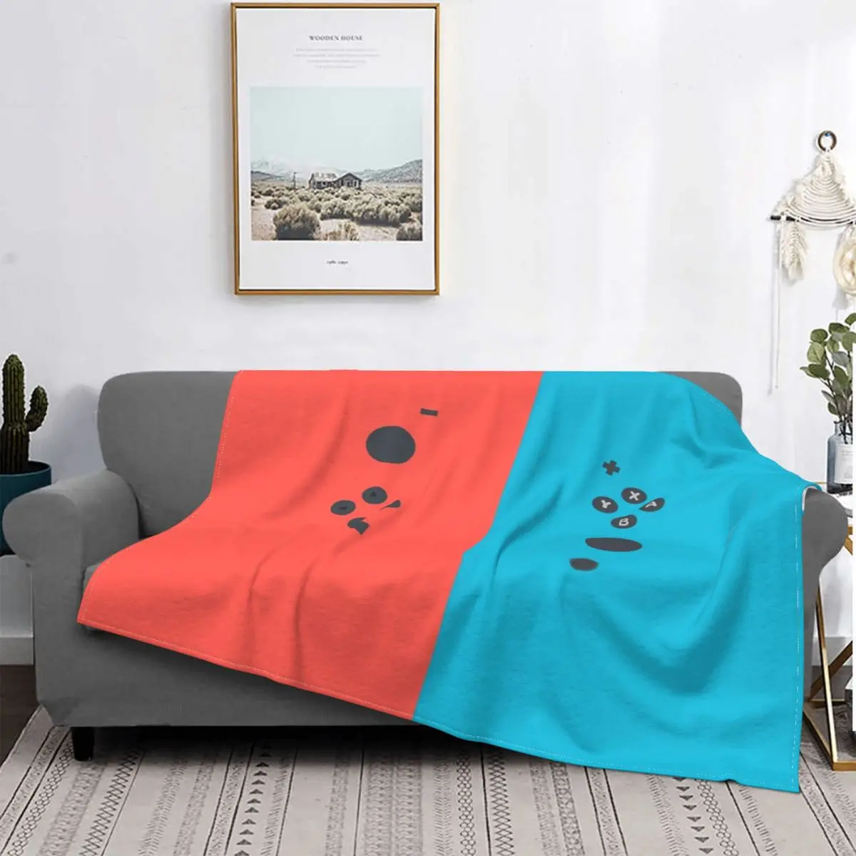 Manta Joycon minimalista, para cama colcha, manta a quadros, toalla, manta double, edredones y colcha 
Manta Joycon minimalista, para cama colcha, manta a quadros, toalla, manta double, edredones y colcha
