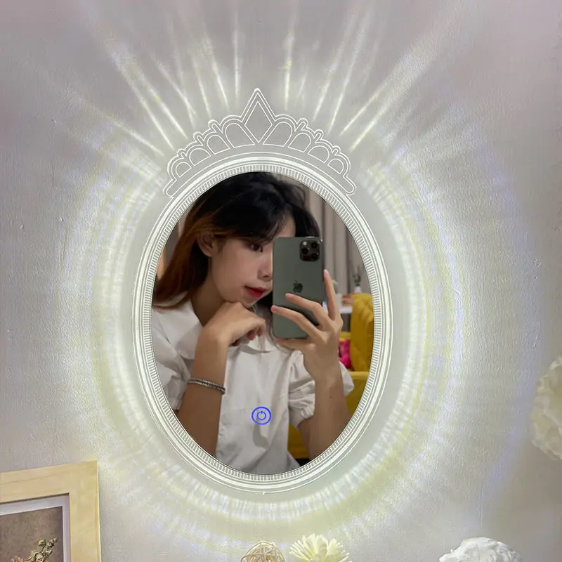 Makeup Table Decorative Mirror Light Led Glass Jeweler Mirror Wall Adhesive Round Bathroom Espejo Pared Home Decoration
Makeup Table Decorative Mirror Light Led Glass Jeweler Mirror Wall Adhesive Round Bathroom Espejo Pared Home Decoration