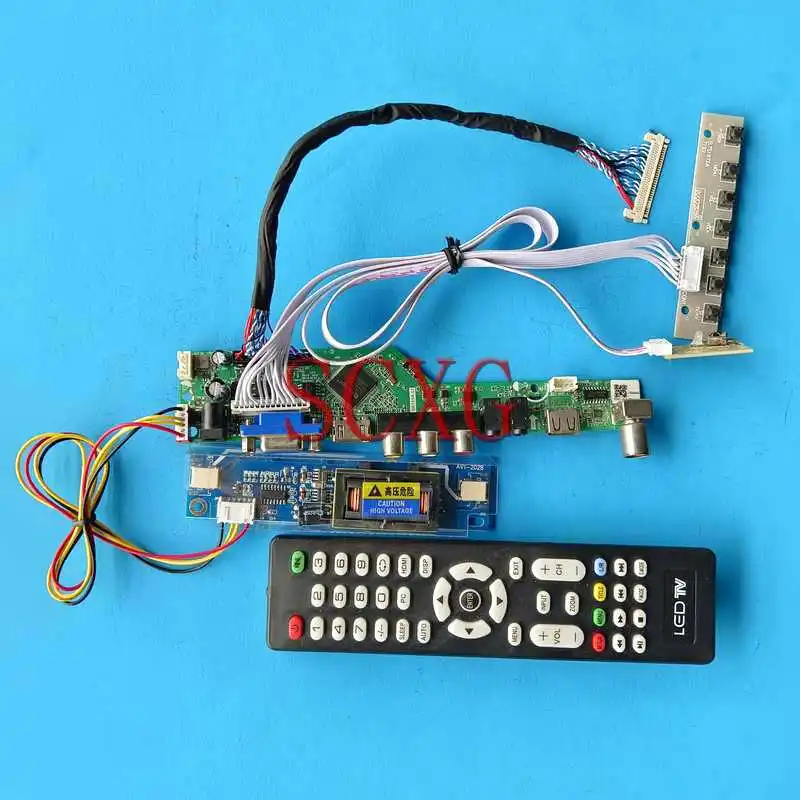 LED LCD Display Matrix Controller Board Fit LM220WE1 M220Z1 22" 1680*1050 2CCFL DIY Kit 30 Pin LVDS VGA AV USB HDMI-Compatible
LED LCD Display Matrix Controller Board Fit LM220WE1 M220Z1 22" 1680*1050 2CCFL DIY Kit 30 Pin LVDS VGA AV USB HDMI-Compatible