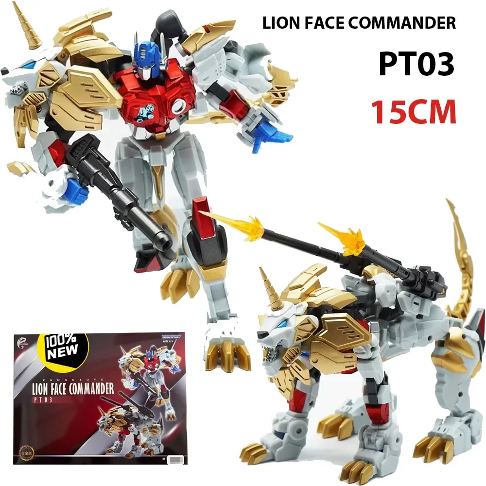 Лио PT03, фигурка льва, в наличии, игрушки-трансформеры, экшн-трансформеры PANGU Convoy [в командировке, модель с зернистой поверхностью