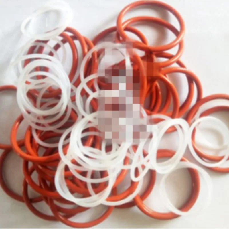 

100pcs outer diameter 24/25/26/27/28/29/30/31/32/33/34/35x4mm silicone O-ring high temperature resistant and non-toxic