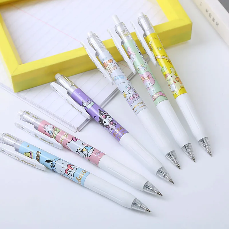 6 шт. кавайная гелевая ручка Sanrio Hello Kittys Kuromi Cinnamoroll милые канцелярские принадлежности черная ручка для пресса школьные принадлежности Рождес...
6 шт. кавайная гелевая ручка Sanrio Hello Kittys Kuromi Cinnamoroll милые канцелярские принадлежности черная ручка для пресса школьные принадлежности Рождес...