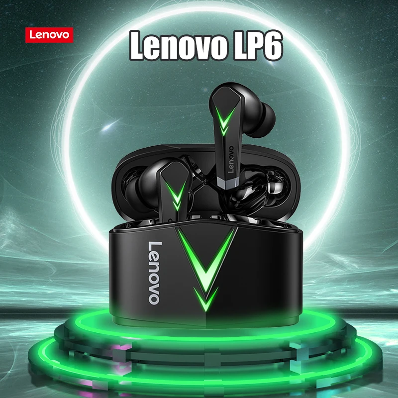 Original Lenovo LP6 Gaming Earphones Wireless Bluetooth Headphone TWS Low Latency Noise Reduction Earbuds E-Sports Games Headset
Original Lenovo LP6 Gaming Earphones Wireless Bluetooth Headphone TWS Low Latency Noise Reduction Earbuds E-Sports Games Headset