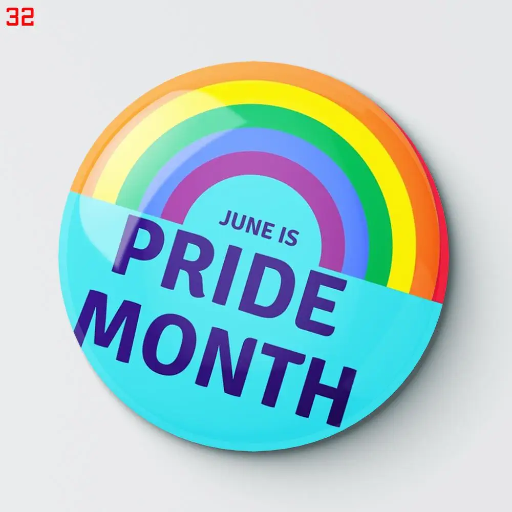 

PRIDE MONTH 00032 Buttons Brooches Pin Jewelry Accessory Customize Brooch Fashion Lapel Badges