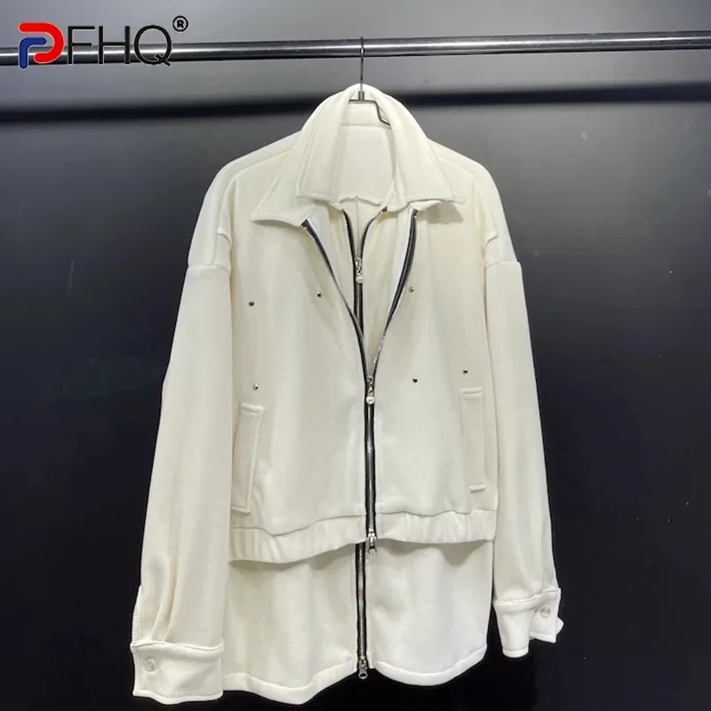 PFHQ вельветовое складное пальто на молнии, тонкие полосатые мужские искусственные двойки, высокое качество, осенняя темпераментная уличная одежда, куртки 21F1293 
PFHQ вельветовое складное пальто на молнии, тонкие полосатые мужские искусственные двойки, высокое качество, осенняя темпераментная уличная одежда, куртки 21F1293