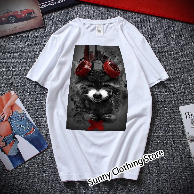 Fun Hip Hop T-Shirts Summer New Rage Wars Raccoon Print Graphics Harajuku Couples Dance Streetwear Cotton Classic Men's T-Shirts
Fun Hip Hop T-Shirts Summer New Rage Wars Raccoon Print Graphics Harajuku Couples Dance Streetwear Cotton Classic Men's T-Shirts
