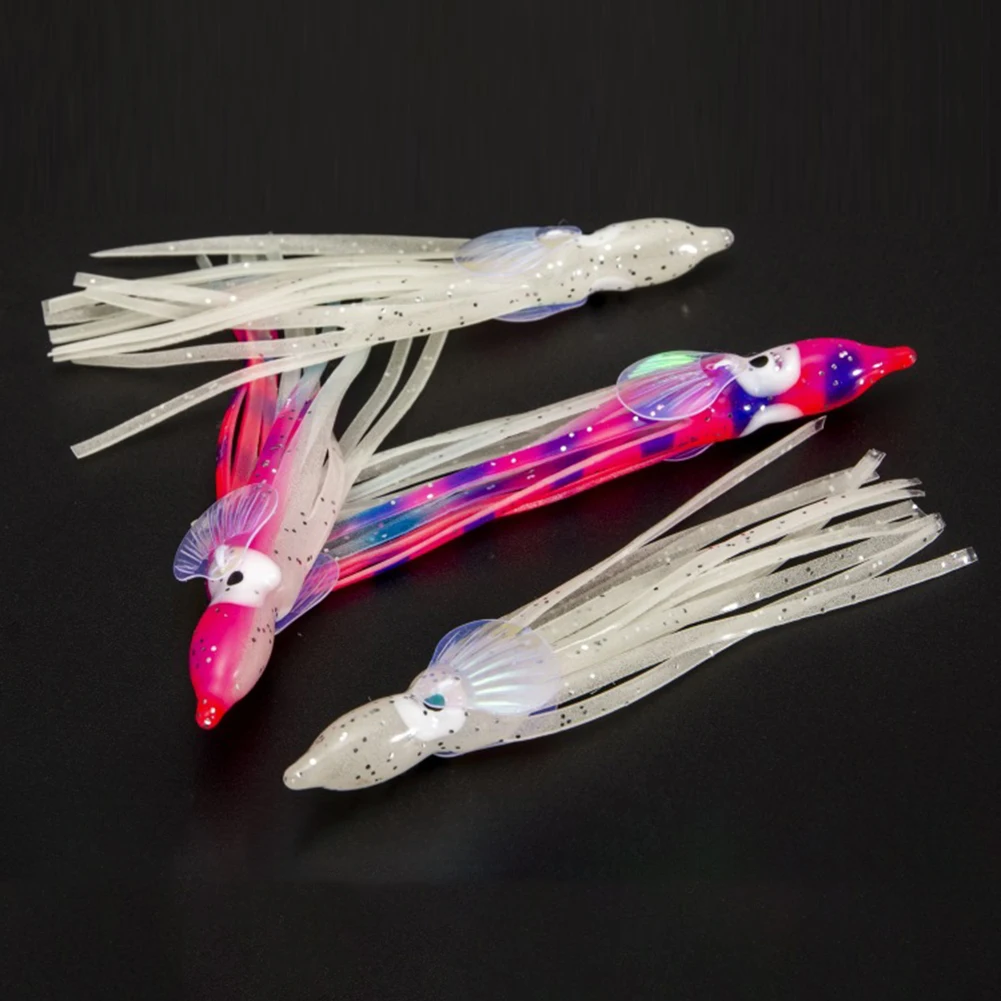 Kits Squid Lure PVC Saltwater Fish Skirts 10pcs 5/6/10cm Accessories Jig Tackle Luminous Octopus Travel Useful
Kits Squid Lure PVC Saltwater Fish Skirts 10pcs 5/6/10cm Accessories Jig Tackle Luminous Octopus Travel Useful
