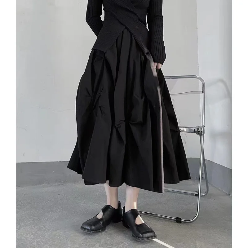 Heavy Texture Wrinkles Pengpeng Skirt Autumn New Temperament Commuter Fashion Casual Street Niche Skirt Women
Heavy Texture Wrinkles Pengpeng Skirt Autumn New Temperament Commuter Fashion Casual Street Niche Skirt Women
