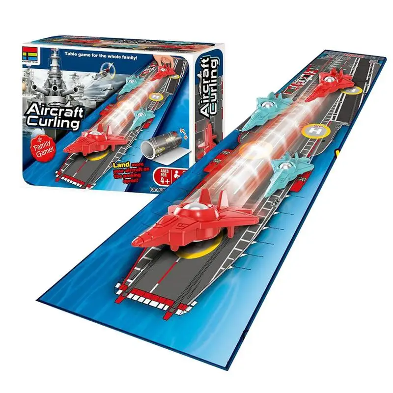 Curling Game Set Shuffleboard Aircraft Carrier Toys Warship Board Game Portable Parent-Child Interaction Puzzle Toy Large Game
Curling Game Set Shuffleboard Aircraft Carrier Toys Warship Board Game Portable Parent-Child Interaction Puzzle Toy Large Game