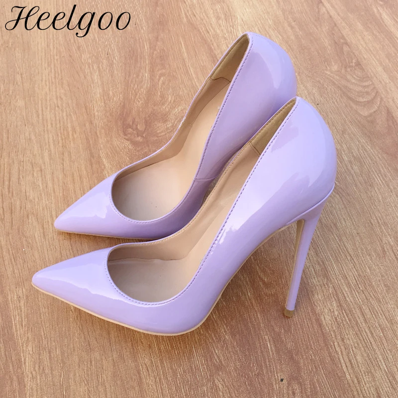 Heelgoo Glossy Light Purple Women Elegant Stuletto Pumps Ladies Wedding Bridesmaid Shoes 3" 4" 5" High Heels Size
Heelgoo Glossy Light Purple Women Elegant Stuletto Pumps Ladies Wedding Bridesmaid Shoes 3" 4" 5" High Heels Size