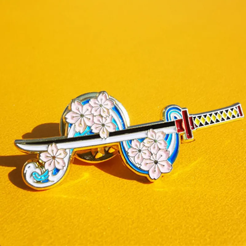 Cartoon Kimetsu No Yaiba Sakura Samurai Sword Enamel Brooch Pin Lapel Metal Pins Brooches Badges Exquisite Jewelry Accessories
Cartoon Kimetsu No Yaiba Sakura Samurai Sword Enamel Brooch Pin Lapel Metal Pins Brooches Badges Exquisite Jewelry Accessories